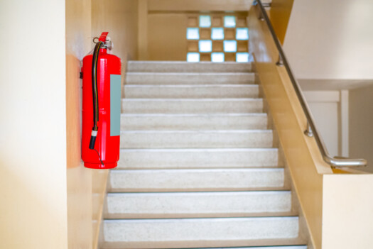 Brandsicherheit im Treppenhaus