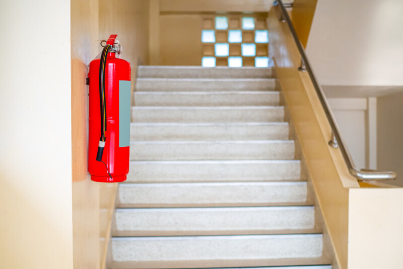 Brandsicherheit im Treppenhaus